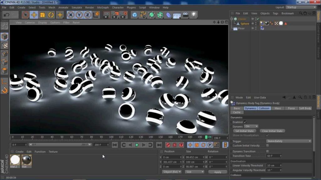 Cinema 4D VJ Clip